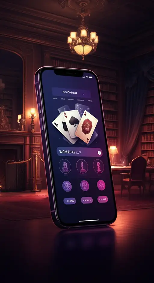 Bildschirmansicht der Nv5 Casino Mobile App mit Slots und Live-Dealer-Spielen auf einem Smartphone, optimiert für flexibles Spielen unterwegs.